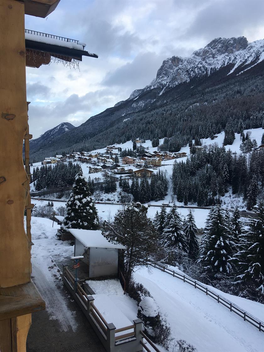 Winter view from the rooms balconies